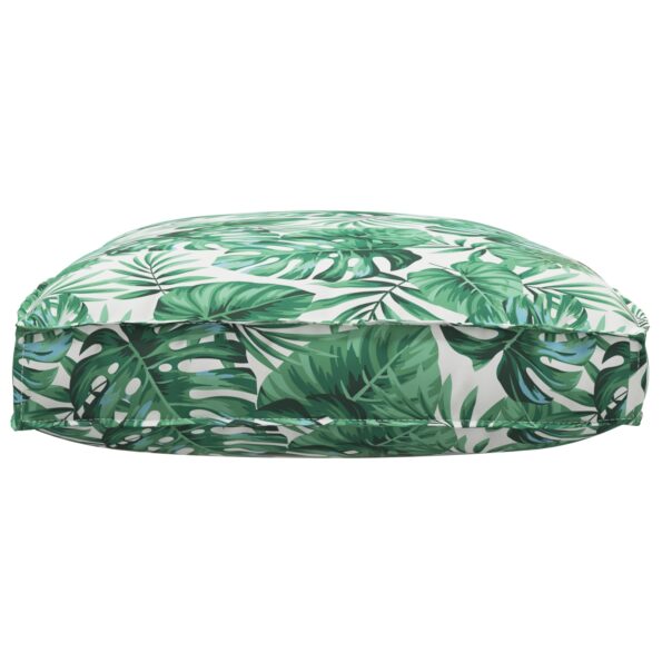 vidaXL Vankúš na palety pre sedenie Vzor lístia 120x80x12 cm Oxford tkanina – Obrázok 3