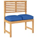 vidaXL Vankúše na palety 2 ks Kráľovsky modrá 40x40x8 cm Oxfordská tkanina – Obrázok 3
