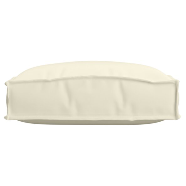 vidaXL Vankúše na palety pre 4 sedenia Krémové 40x40x8 cm Oxfordská látka – Obrázok 6