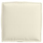 vidaXL Vankúše na palety pre 4 sedenia Krémové 40x40x8 cm Oxfordská látka – Obrázok 8