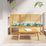 vidaXL Vankúše na palety na sedenie 4 ks Kvetinový vzor 40x40x8 cm Oxfordská tkanina