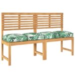 vidaXL Vankúše na palety na sedenie 4 ks Kvetinový vzor 40x40x8 cm Oxfordská tkanina – Obrázok 3