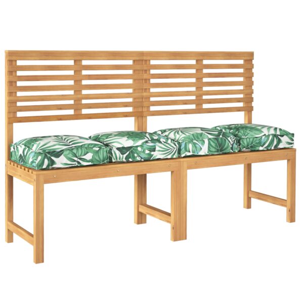 vidaXL Vankúše na palety na sedenie 4 ks Kvetinový vzor 40x40x8 cm Oxfordská tkanina – Obrázok 3