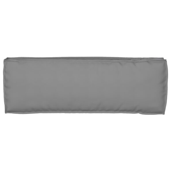 vidaXL Cushion na palety pre lavičky Sivý 120x40x8 cm Oxford látka – Obrázok 4