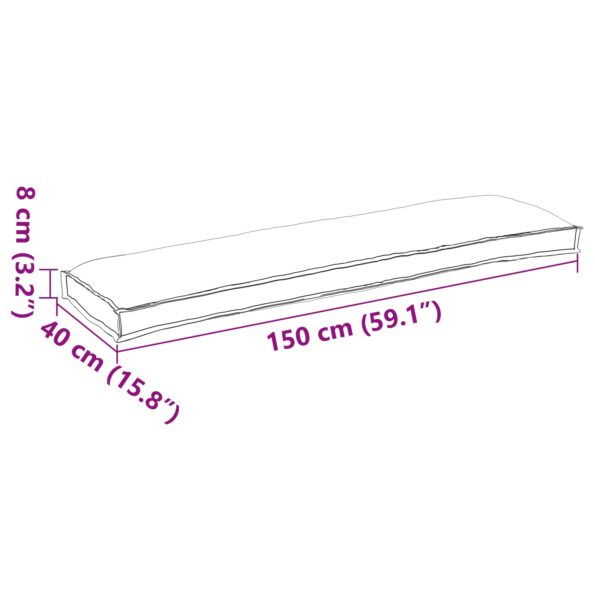 42001714_7.jpg vidaXL Vankúše na paletu pre lavicu 2 ks Vínovo červená 150x40x8 cm Oxfordská tkanina – Obrázok 7