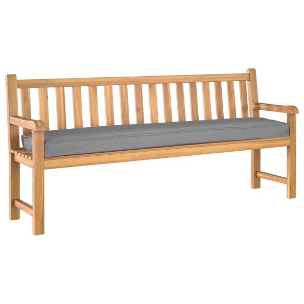 42001729_3.jpg vidaXL Vankúše na palety pre lavičku 2 ks Sivé 200x40x8 cm Oxford látka – Obrázok 3