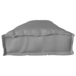 vidaXL Vankúše na palety pre lavičku 2 ks Sivé 200x40x8 cm Oxford látka – Obrázok 7