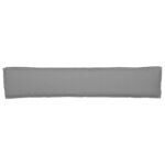 vidaXL Vankúše na palety pre lavičku 2 ks Sivé 200x40x8 cm Oxford látka – Obrázok 8
