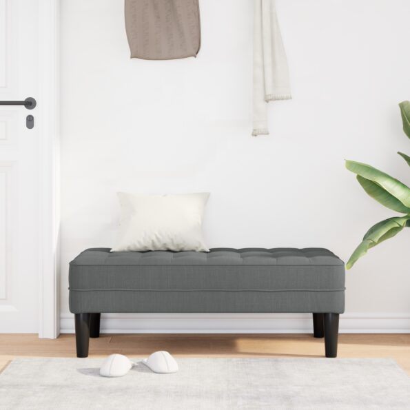 42001936_3.jpg vidaXL Lavica Dark Grey 113x57x39 cm Textílie – Obrázok 3