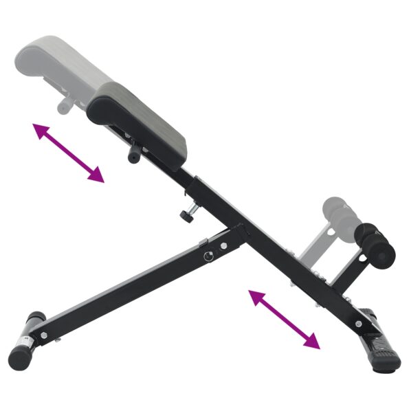 42002573_8.jpg vidaXL Hyperextenzná lavica 120 kg Skladacia a nastaviteľná oceľ – Obrázok 8