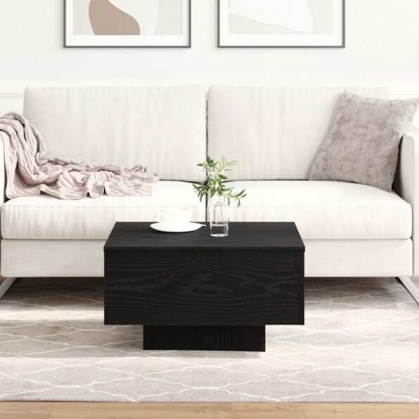 862993_4.jpg vidaXL Stôl do obývačky Čierna Dub 55x55x31 cm Kompozitné drevo – Obrázok 4
