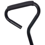 vidaXL Záhradný vyklápací ručný vozík 300 kg 75 l čierny – Obrázok 7