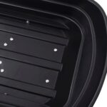 vidaXL Záhradný vyklápací ručný vozík 300 kg 75 l čierny – Obrázok 8