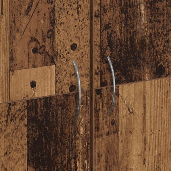 vidaXL Kartotéka Sada 2 Staré drevo Solidné recyklované drevo – Obrázok 11