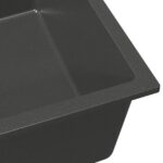 vidaXL Kuchynský dres so predfiltrovaním v šedých granuloch – Obrázok 7