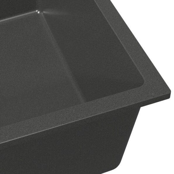 vidaXL Kuchynský dres so predfiltrovaním v šedých granuloch – Obrázok 7