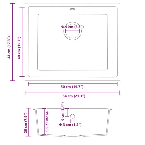 vidaXL Kuchynský dres so predfiltrovaním v šedých granuloch – Obrázok 8
