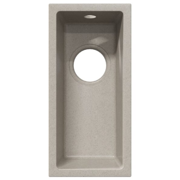 vidaXL Béžový žulový drez s odtokovým otvorom – Obrázok 6