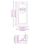 vidaXL Béžový žulový drez s odtokovým otvorom – Obrázok 8