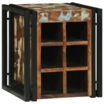 vidaXL regál na víno 34.5x35x39 cm z masívneho recyklovaného dreva – Obrázok 2