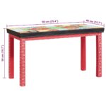 vidaXL Násobné stolíky 3 ks z masívneho mangového dreva – Obrázok 11