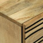 vidaXL Nočný kabinet 50x33x60 cm Masívne drevo Mango – Obrázok 6