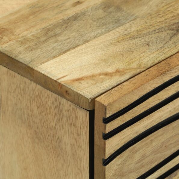 vidaXL Nočný kabinet 50x33x60 cm Masívne drevo Mango – Obrázok 6