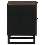 vidaXL Nočné skrinky 2 ks 40x33.5x46 cm Masívne drevo Mango – Obrázok 6