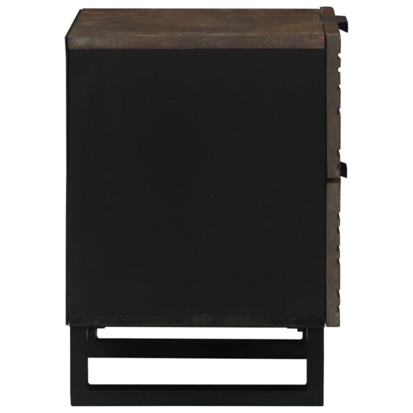 vidaXL Nočné skrinky 2 ks 40x33.5x46 cm Masívne drevo Mango – Obrázok 6