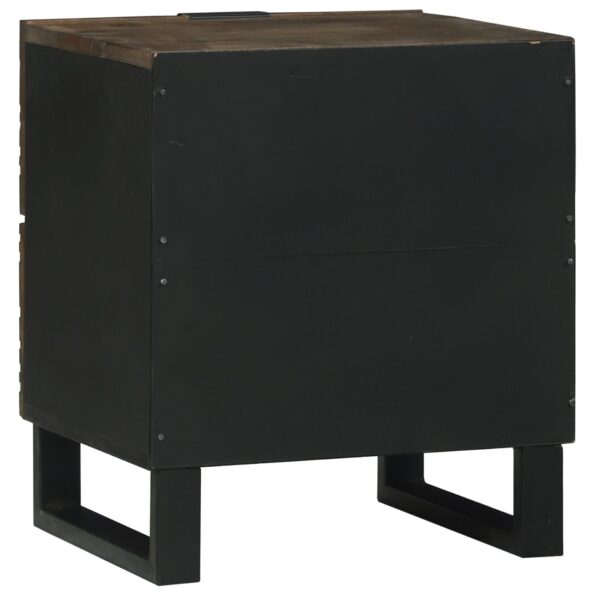 vidaXL Nočné skrinky 2 ks 40x33.5x46 cm Masívne drevo Mango – Obrázok 7