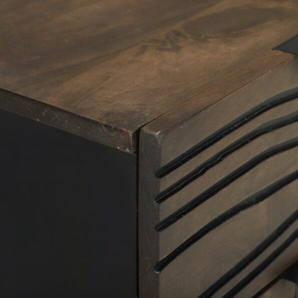 vidaXL Nočné skrinky 2 ks 40x33.5x46 cm Masívne drevo Mango – Obrázok 9