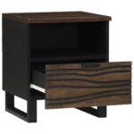 vidaXL Nočné skrinky 2 ks 40x33x46 cm Masívne drevo – Obrázok 2