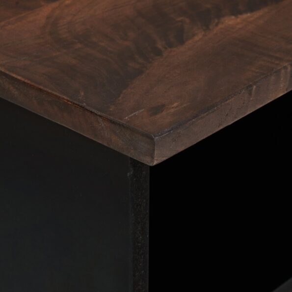 vidaXL Televízny kabinet 100x33,5x46 cm Masívne drevo Mangové – Obrázok 7