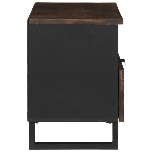 4018025_4.jpg vidaXL Mediálna skriňa 80x33.5x46 cm z pevného dreva Mangou – Obrázok 4