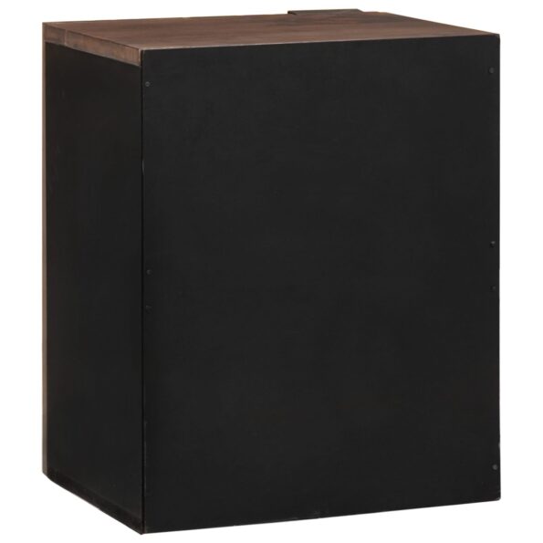 vidaXL Kúpeľňová závesná skrinka 38x33.5x48 cm z masívneho dreva a kvalitného dreva – Obrázok 5