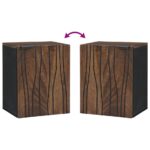 vidaXL Kúpeľňová závesná skrinka 38x33.5x48 cm z masívneho dreva a kvalitného dreva – Obrázok 9