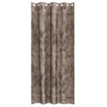 vidaXL Závesy z jemného velvetu 2 ks s okami Cappuccino 225x140 cm – Obrázok 3
