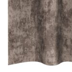 vidaXL Závesy z jemného velvetu 2 ks s okami Cappuccino 225x140 cm – Obrázok 5