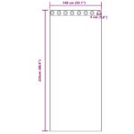 vidaXL Závesy z jemného velvetu 2 ks s okami Cappuccino 225x140 cm – Obrázok 6