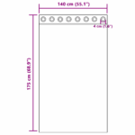 vidaXL sametové závesy šampanské polyester 140 x 175 cm – Obrázok 6