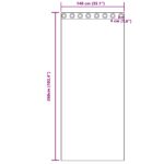 vidaXL Velúrové závesy 2 ks s okami šampanské 260x140 cm – Obrázok 6