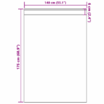 vidaXL Zamatové záclony 2 ks s okami Cappuccino 175x140 cm – Obrázok 7