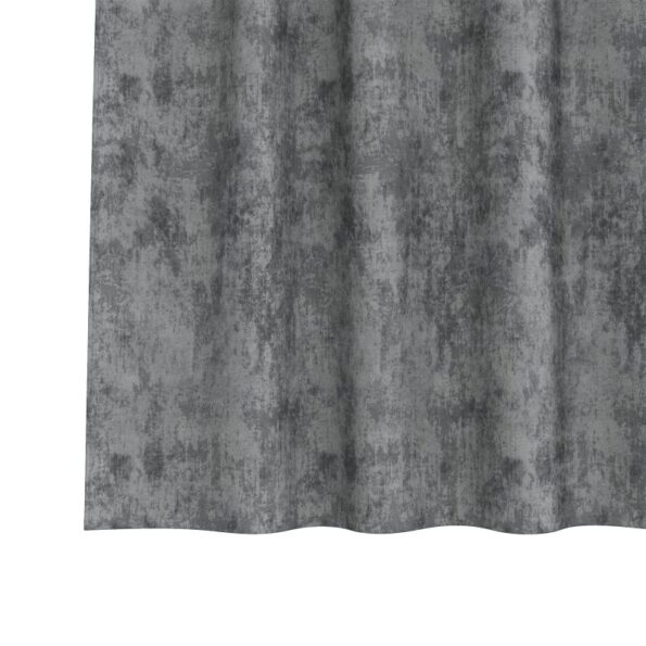 vidaXL Velvet závesy 2 ks s očkami sivé 140x140 cm – Obrázok 5