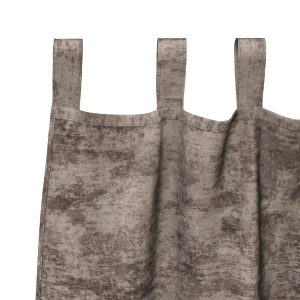 VidaXL Závesy 2 ks s okami cappuccino 260x140 cm – Obrázok 4