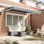 vidaXL Polokazetový rám markízy Retrakčný Manuálne ovládaný Kov – Obrázok 3