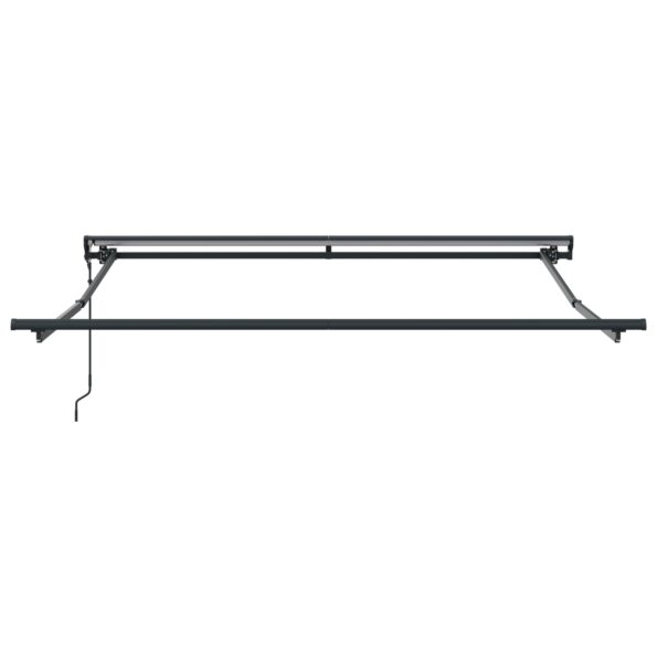 vidaXL Elektrický polokazetový rám markízy, stiahnuteľný kovový – Obrázok 4