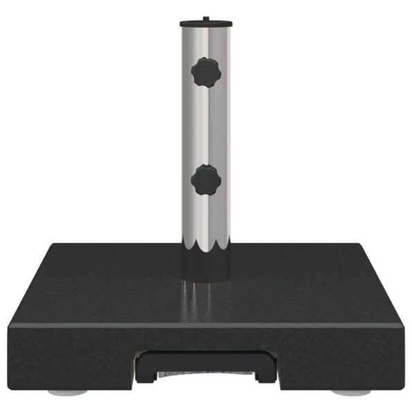 vidaXL Kolesová základňa slnečníka s rukoväťou čierna žula 29 kg štvorcová – Obrázok 6