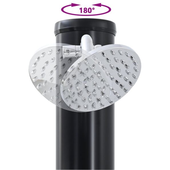 vidaXL Vonkajšia solárna sprcha s ručnou sprchou 217 cm 20 L – Obrázok 11