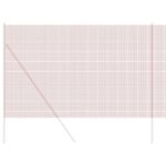 vidaXL Zváraný Drôtový Plot Červený 1.5x10 m Oceľ – Obrázok 3