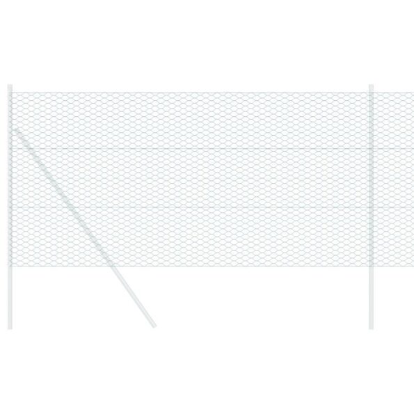 vidaXL Hexagonálne oplotenie Zelené 1.2x100 m Oceľ – Obrázok 3